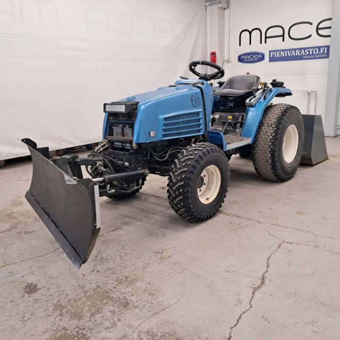 Iseki TF 330 FH MUE4 Hydraulinen etuaura ja manuaalisesti kippaava takakauha - Image 9