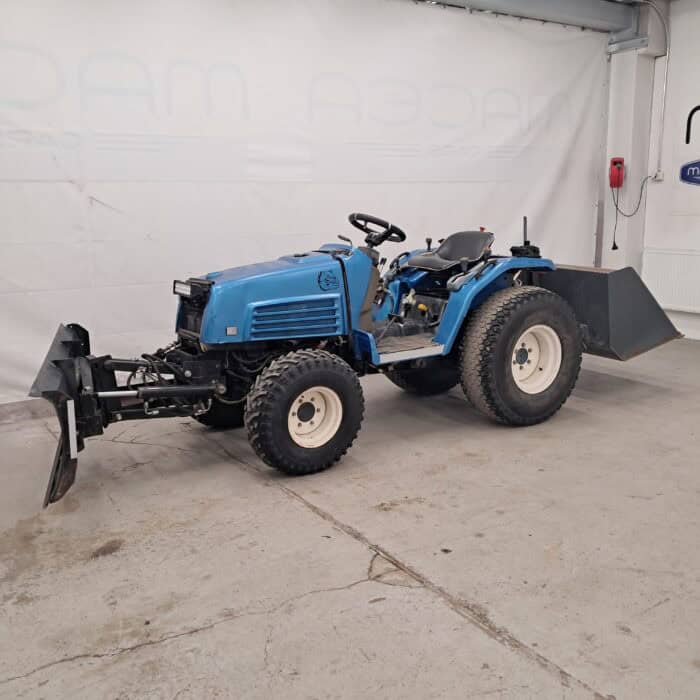 Iseki TF 330 FH MUE4 Hydraulinen etuaura ja manuaalisesti kippaava takakauha - Image 4