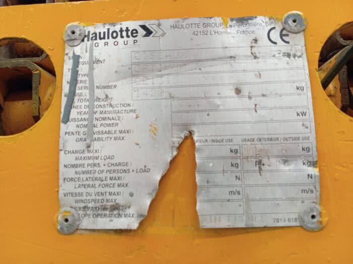 Haulotte Optimum 8 akkukäyttöinen saksilavanostin - Image 15
