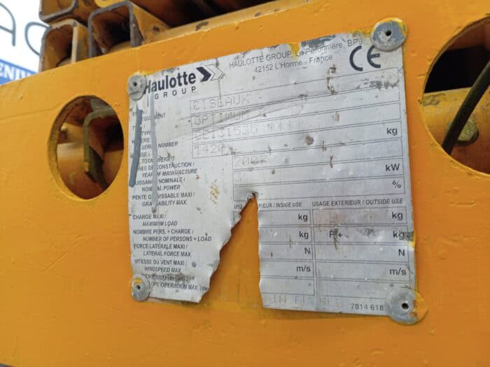 Haulotte Optimum 8 akkukäyttöinen saksilavanostin - Image 16