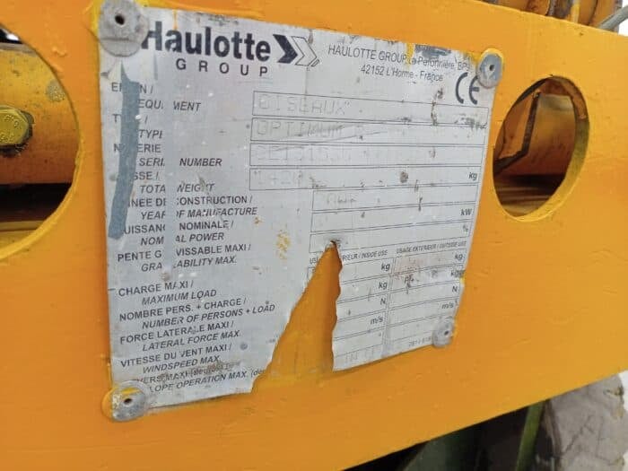 Haulotte Optimum 8 akkukäyttöinen saksilavanostin - Image 17