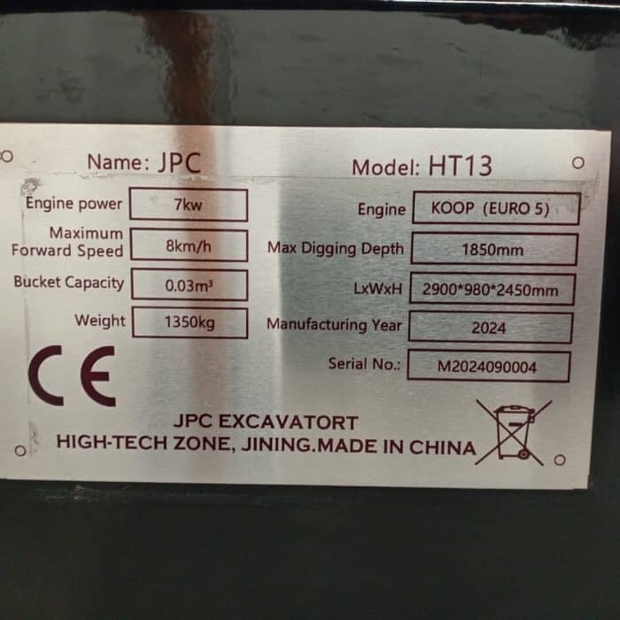 JPC HT13 Minikaivuri, esiohjattu! - Image 13