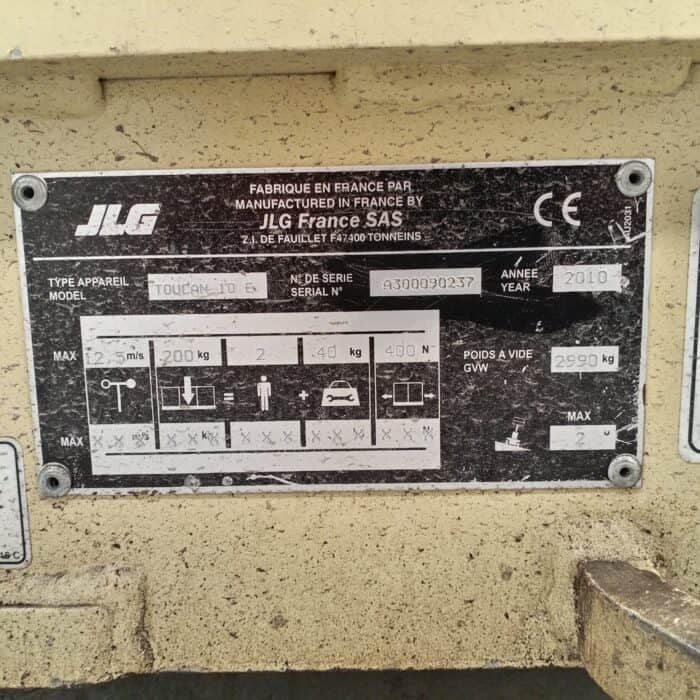 JLG Toucan 10E akkukäyttöinen Mastopuominostin, katsastettu! - Image 19