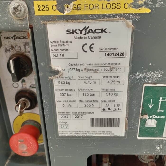 Skyjack SJ16 teleskooppipuominostin, Katsastettu! - Image 8
