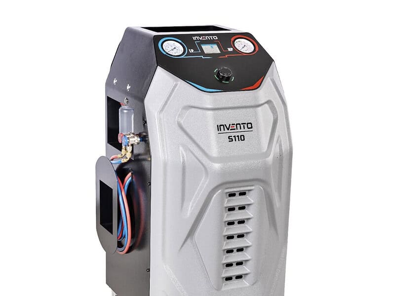 Ilmastoinnin huoltolaite puoliautomaattinen R134A, Invento