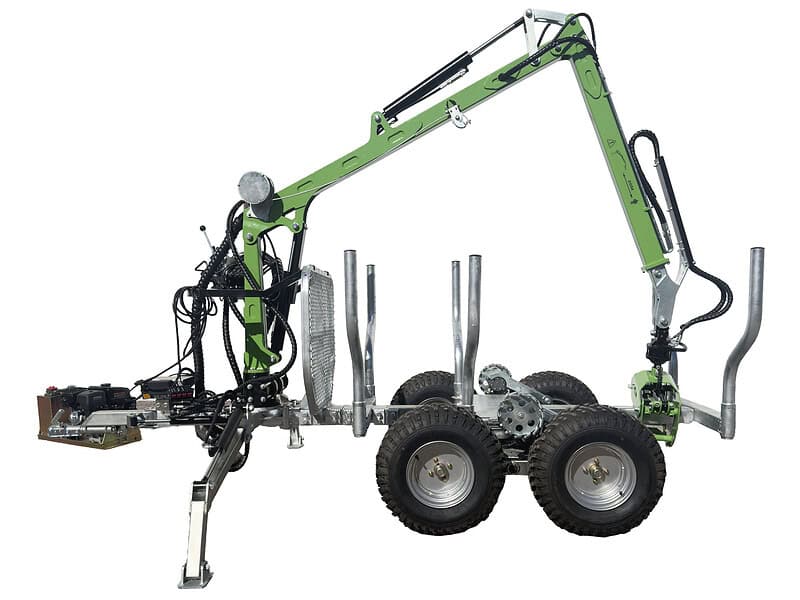 Mönkijän tukkikärry max. 2000 kg / 9 hp, Droma Wood