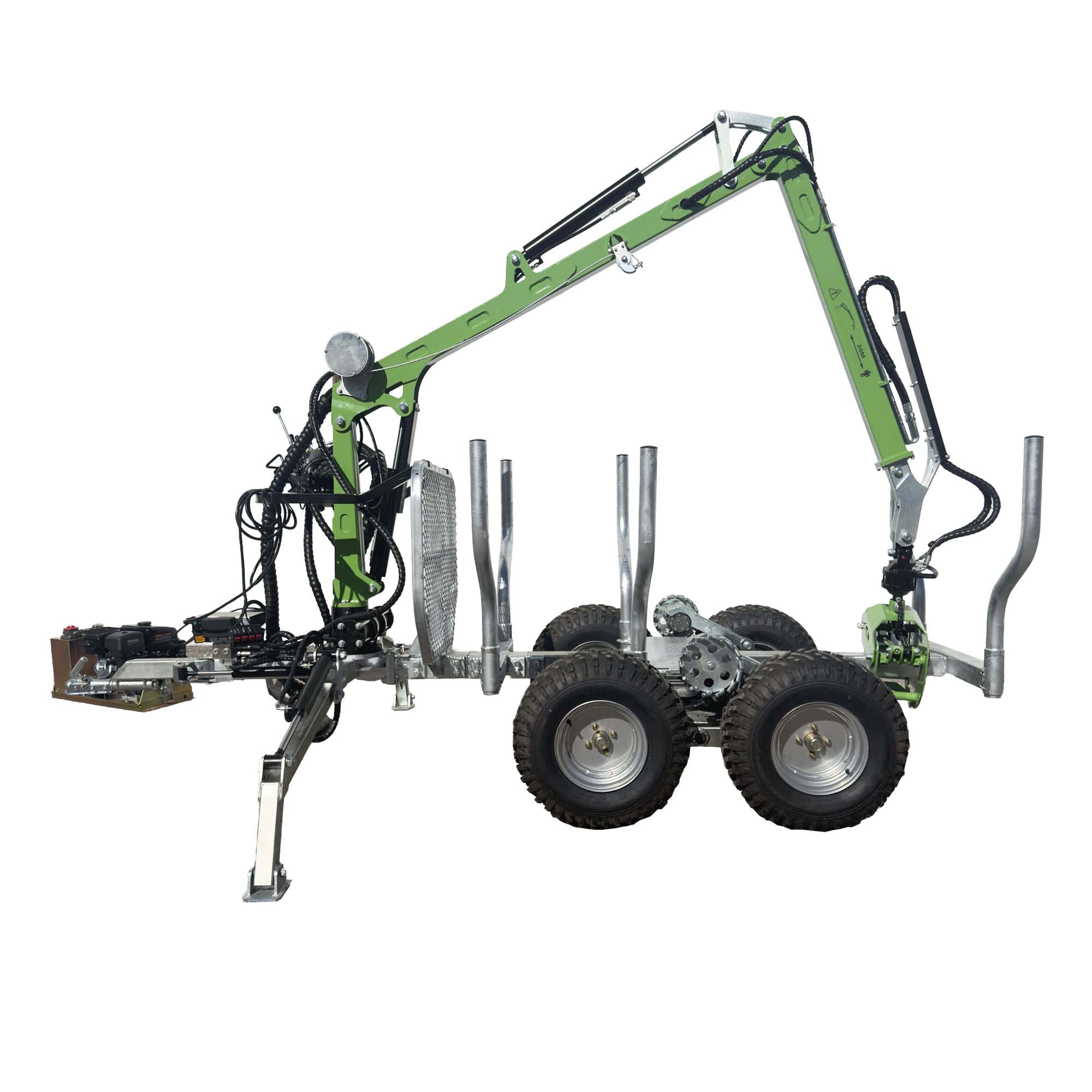Mönkijän tukkikärry max. 2000 kg / 9 hp, Droma Wood