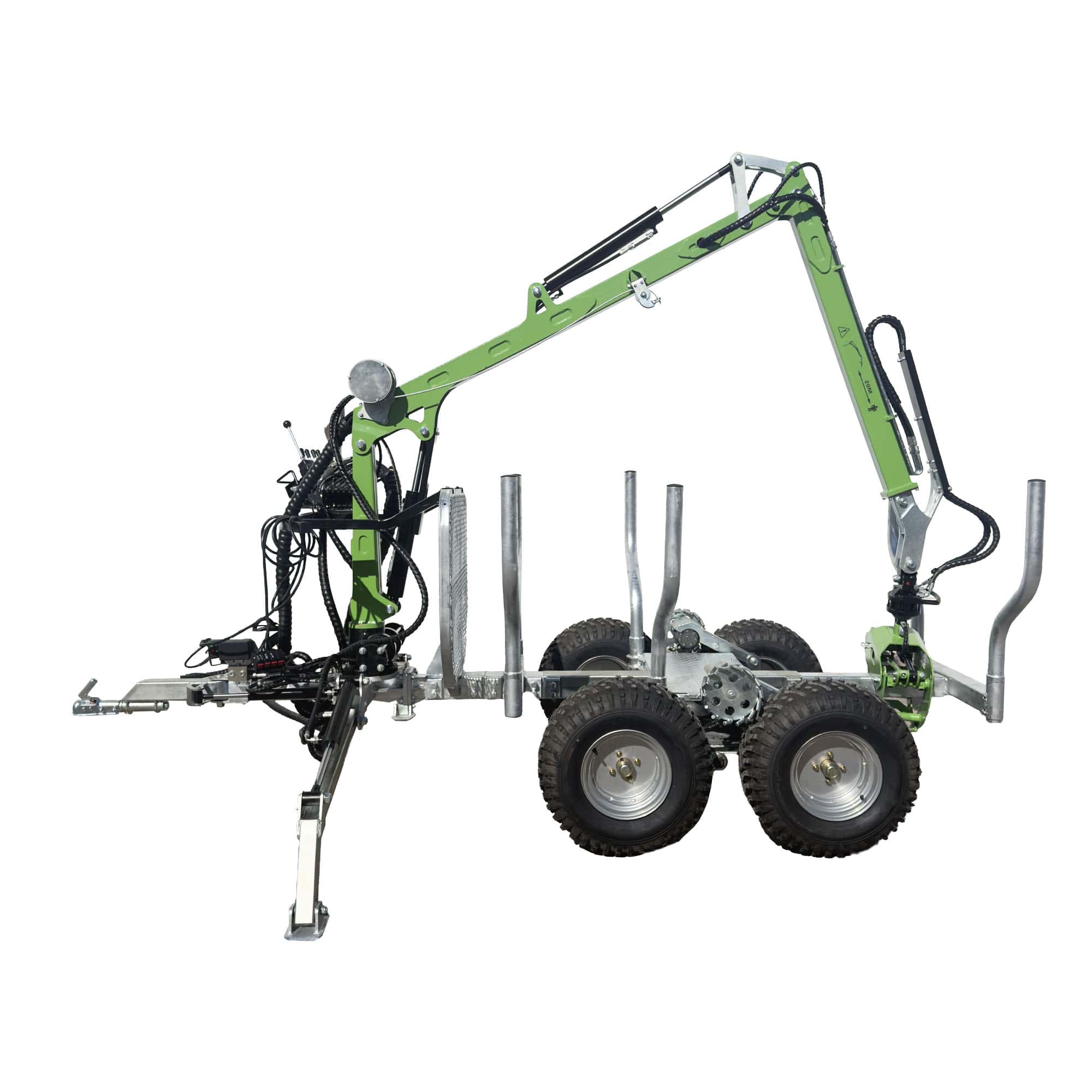 Mönkijän tukkikärry max. 2000 kg / 9 hp, Droma Wood - Image 4