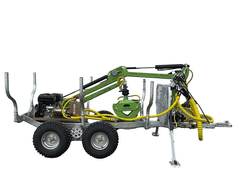 Mönkijän tukkikärry max. 1500 kg / 7 hp, Droma Wood