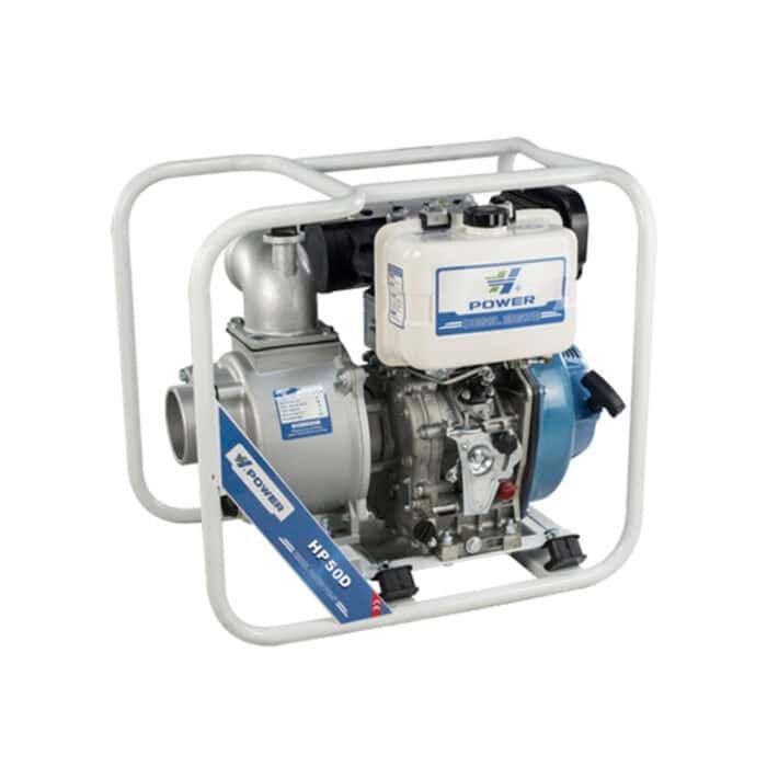 Vesipumppu 2" 27 m³/h diesel, H-Power