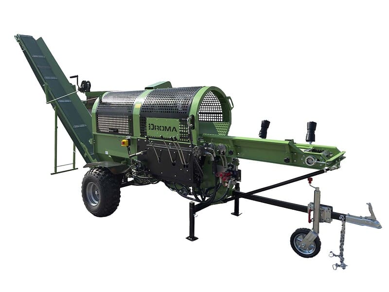 Klapikone 20 t / 16,5 hp hihnakuljettimella, Droma Wood