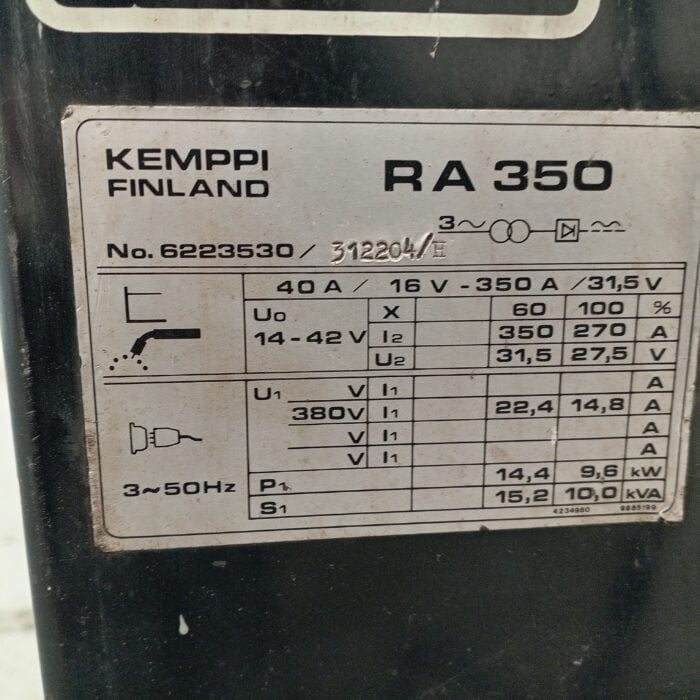Kemppi RA350 hitsauskone - Image 10
