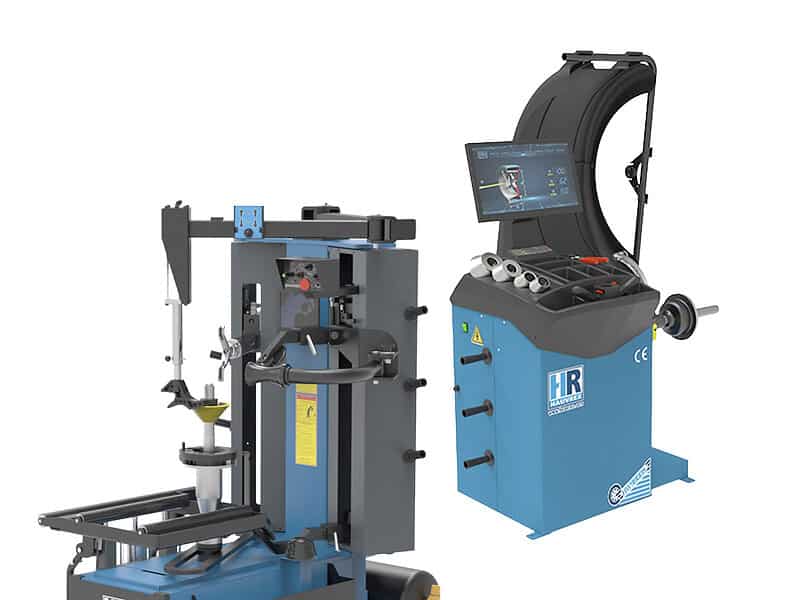 Automaattinen rengaskone + tasapainotuskone LCD-näytöllä, Hauvrex