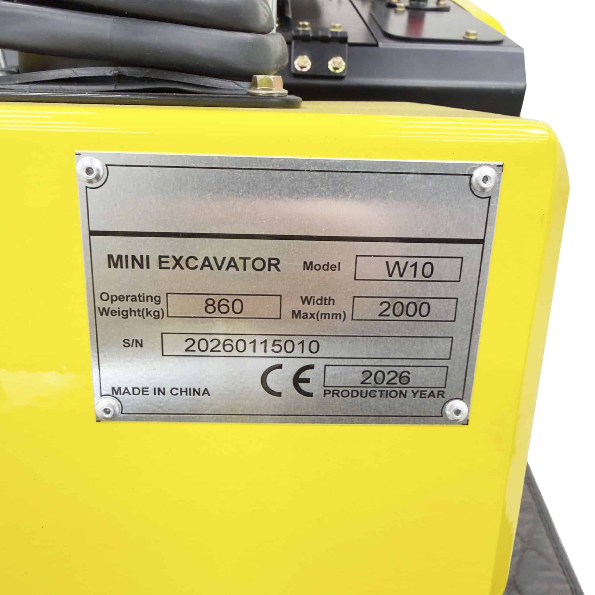 Minikaivuri, H-Power W10 - Image 16