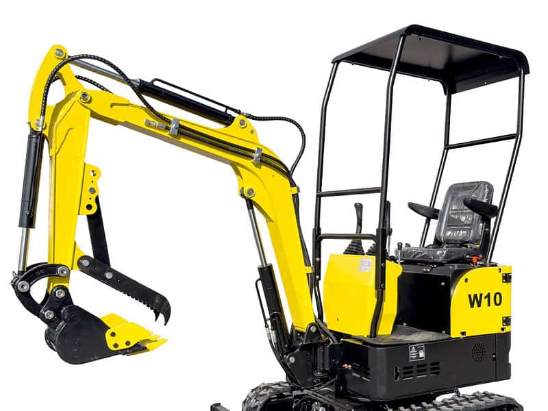 Minikaivuri tyvitaitolla 860 kg, H-Power W10