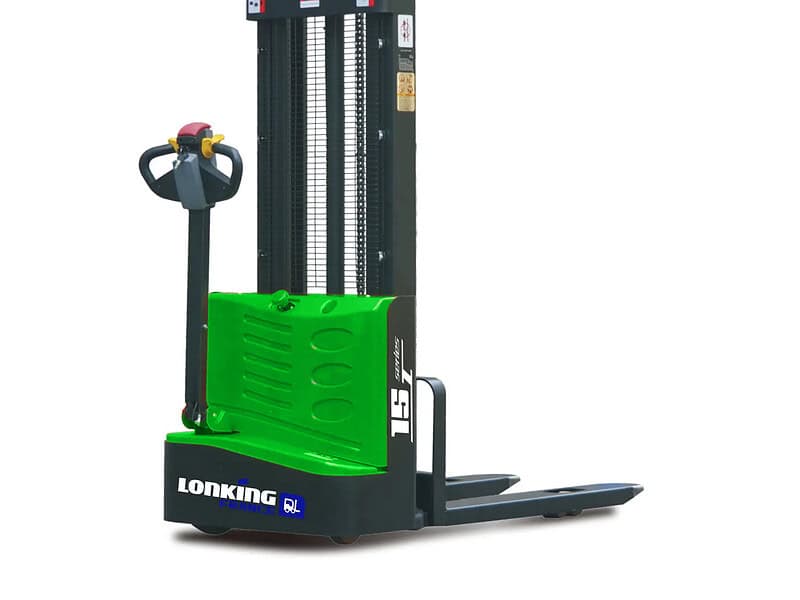 Akkukäyttöinen pinoamisvaunu ajettava 3000mm / 1500 kg, Lonking