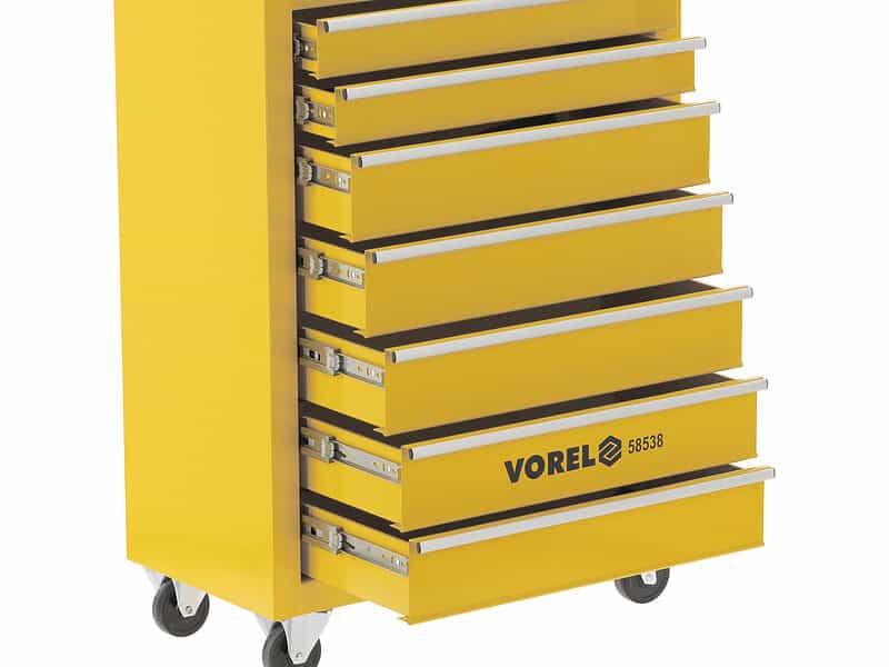 Työkaluvaunu 7 vetolaatikkoa, Vorel Maceamachinery.fi