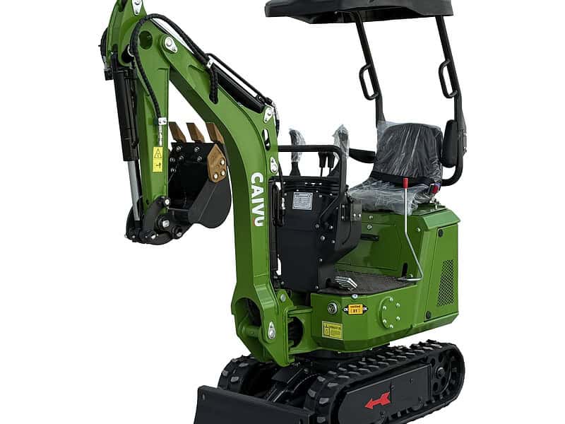 Minikaivuri kumiteloilla 0.8 t, Caivu HFT8 MaceaMachinery