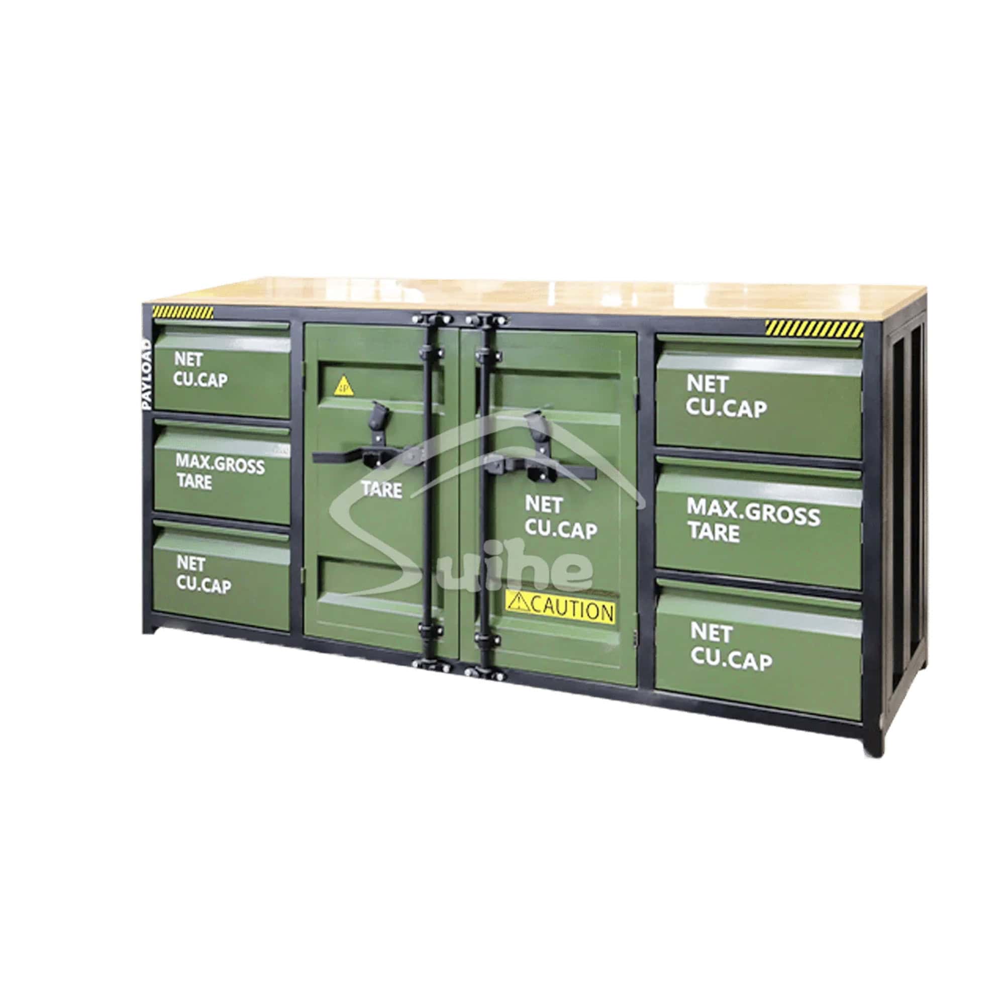 Työkalukaappi työtasolla 194 cm, Army - Image 3