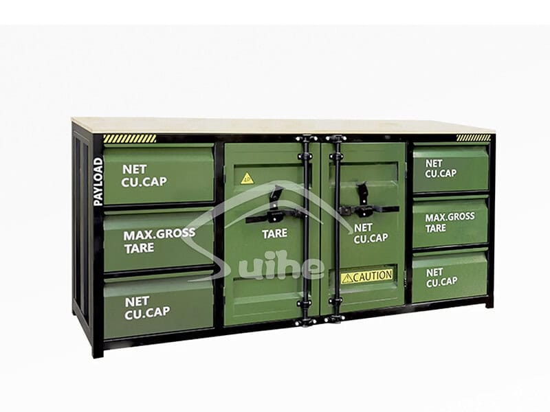 Työkalukaappi työtasolla 194 cm, Army