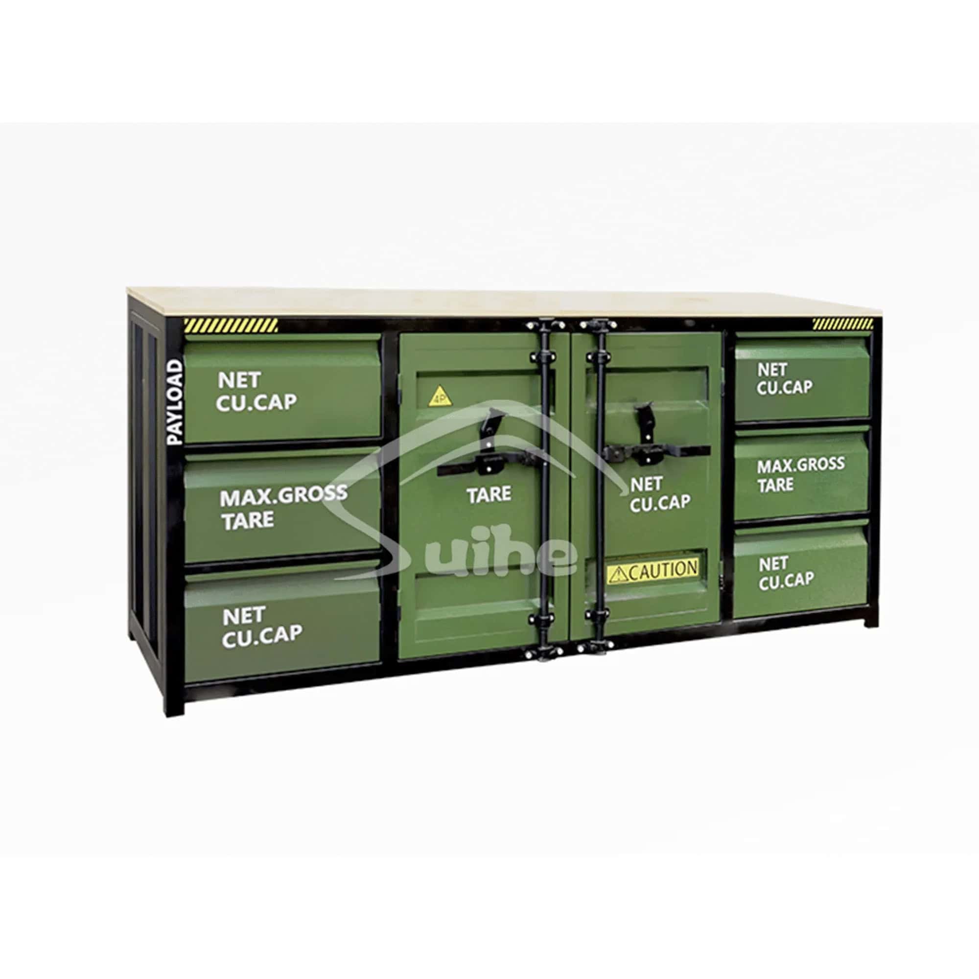 Työkalukaappi työtasolla 194 cm, Army