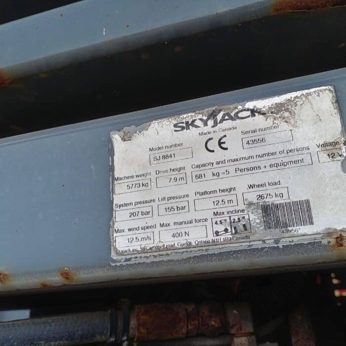Skyjack SJ8841RT, 4WD, Diesel käyttöinen saksilavanostin - Image 5