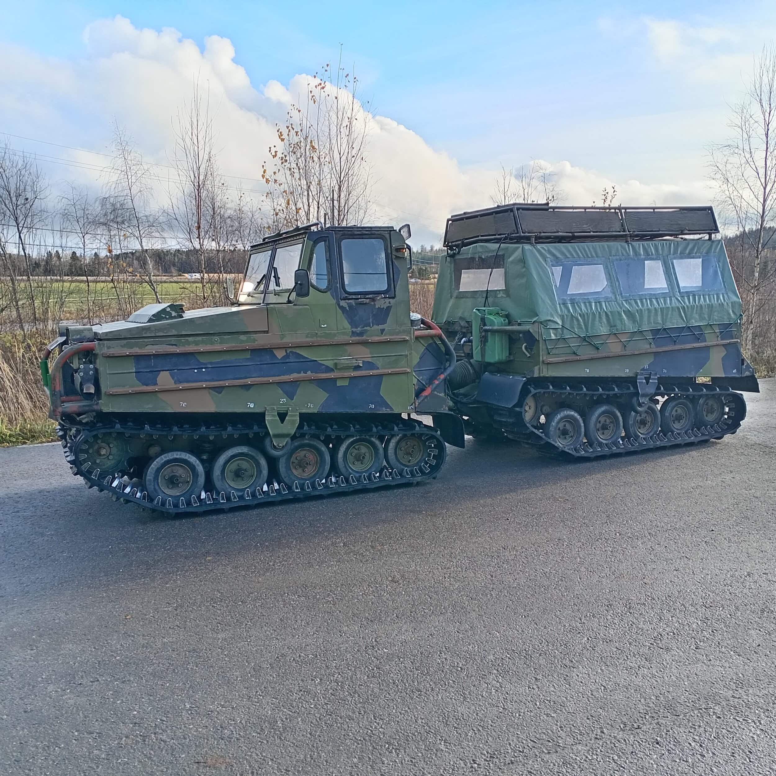 Volvo Bandvagn BV202N, Lämmitetyllä takavaunulla!! - Image 2