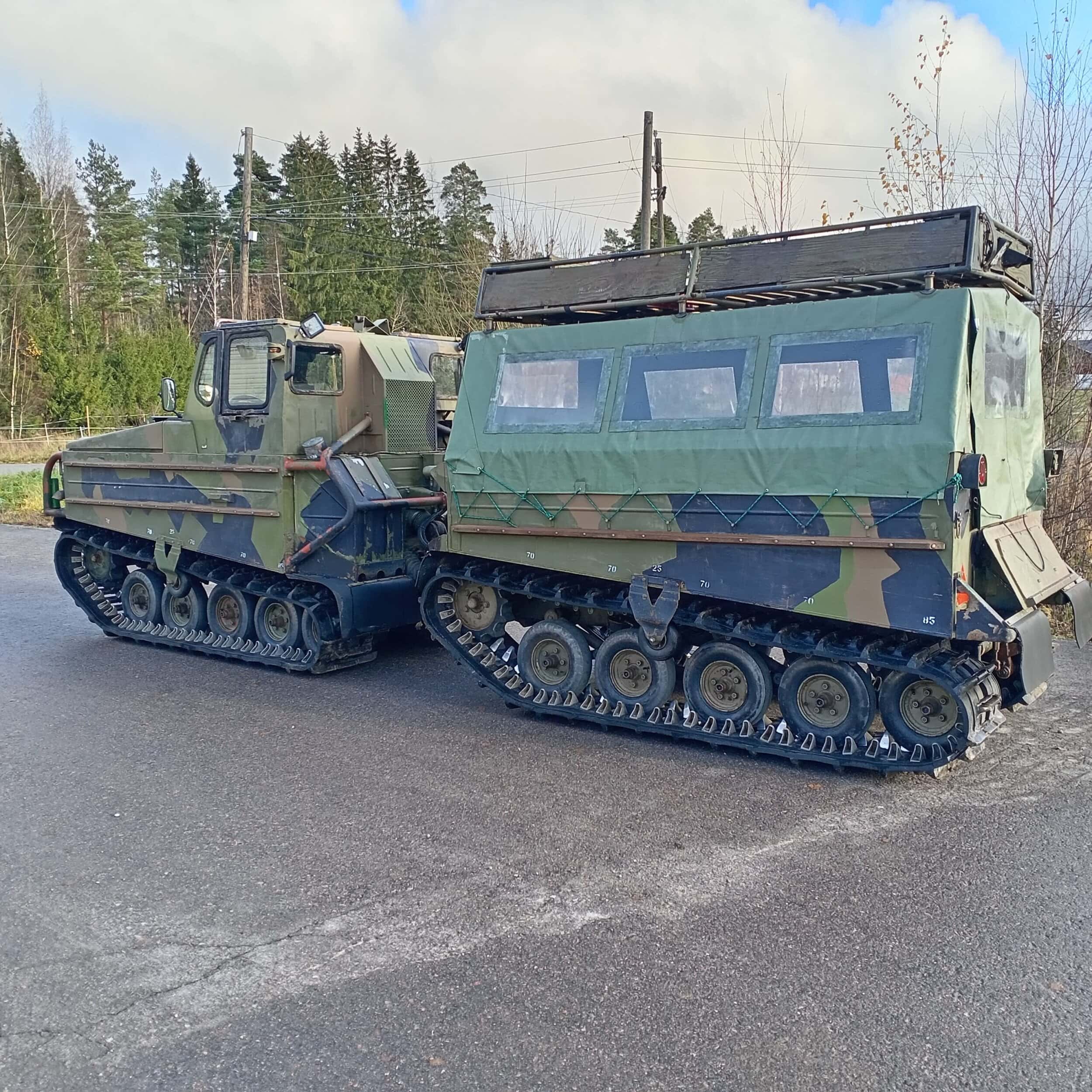 Volvo Bandvagn BV202N, Lämmitetyllä takavaunulla!! - Image 3