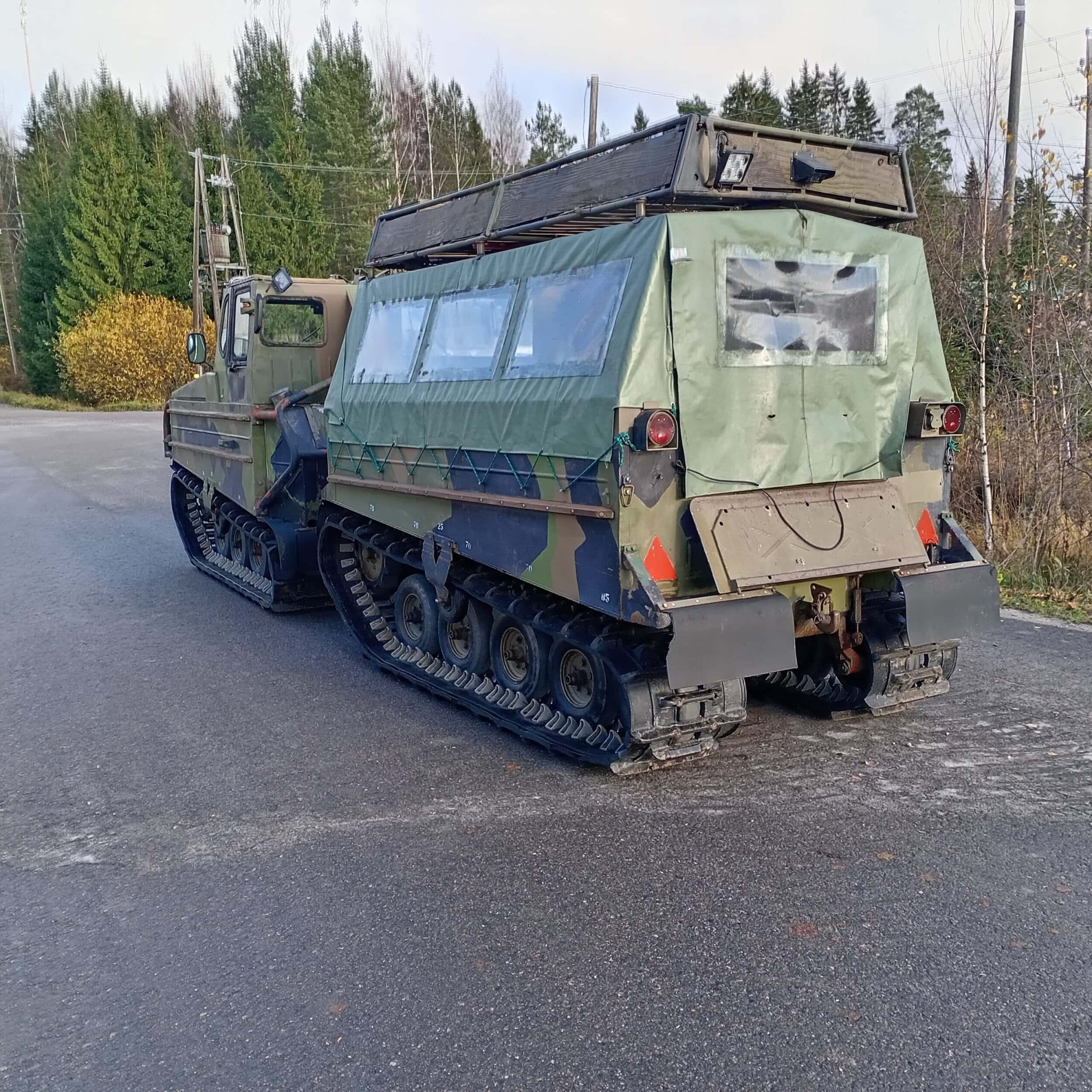Volvo Bandvagn BV202N, Lämmitetyllä takavaunulla!! - Image 5