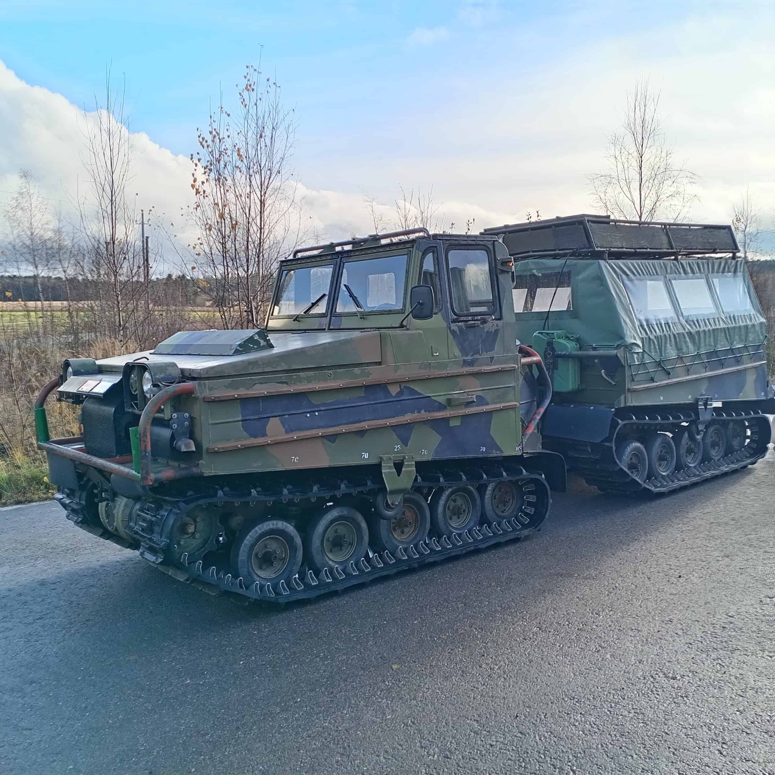 Volvo Bandvagn BV202N, Lämmitetyllä takavaunulla!! - Image 9