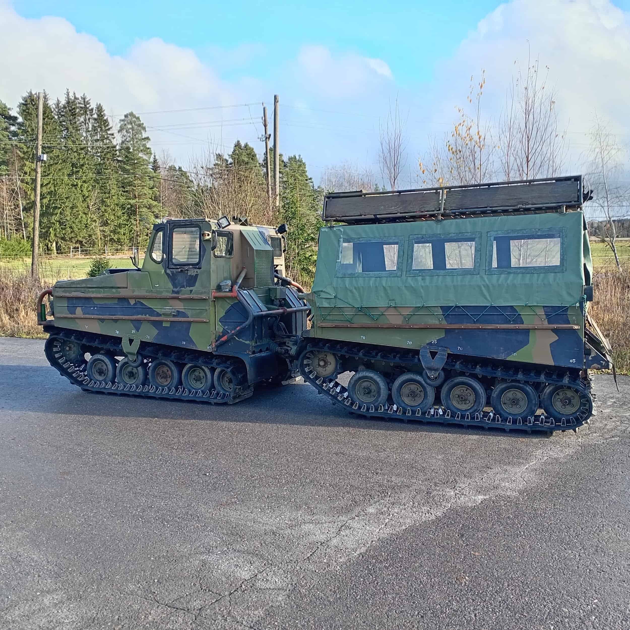 Volvo Bandvagn BV202N, Lämmitetyllä takavaunulla!! - Image 8