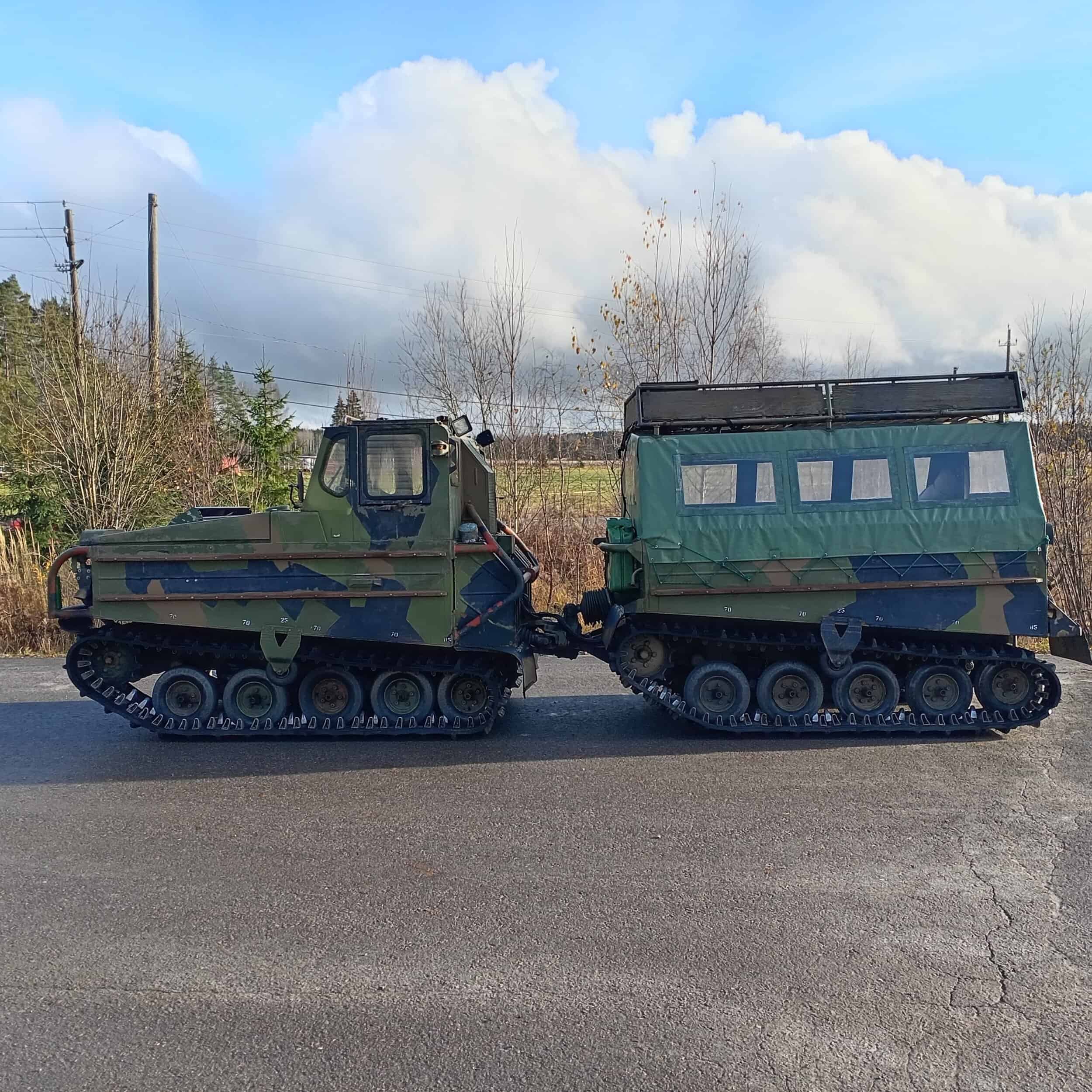 Volvo Bandvagn BV202N, Lämmitetyllä takavaunulla!! - Image 4