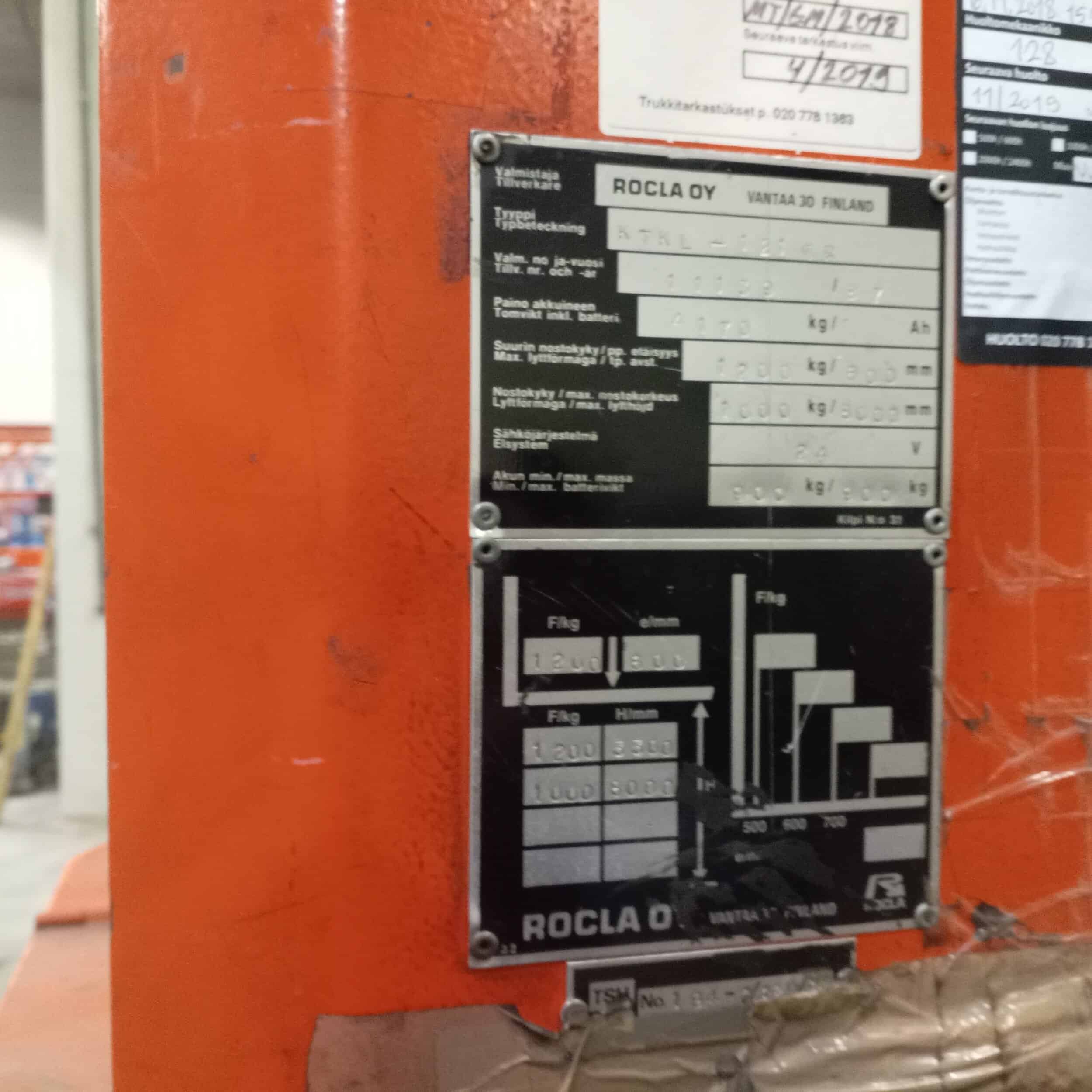 Rocla KTKL-121TR korkeakeräilytrukki - Image 11