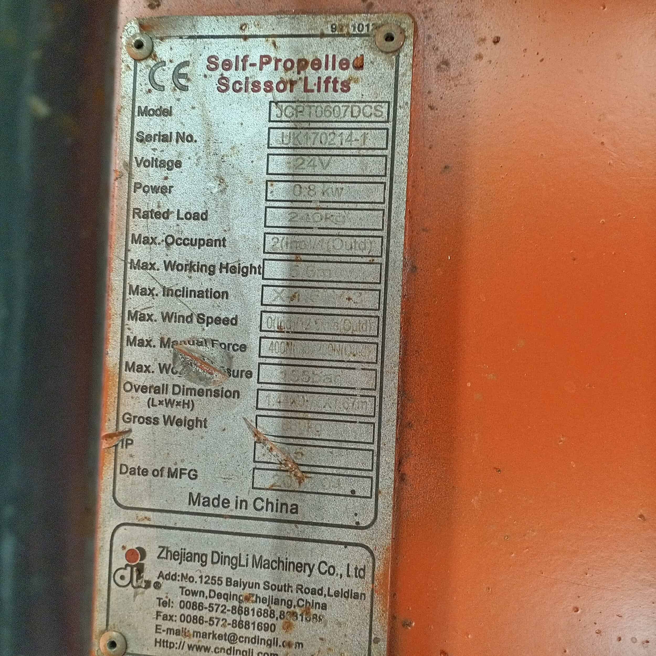 Dingli JCPT0607DCS Saksilavanostin, Katsastettu! - Image 15