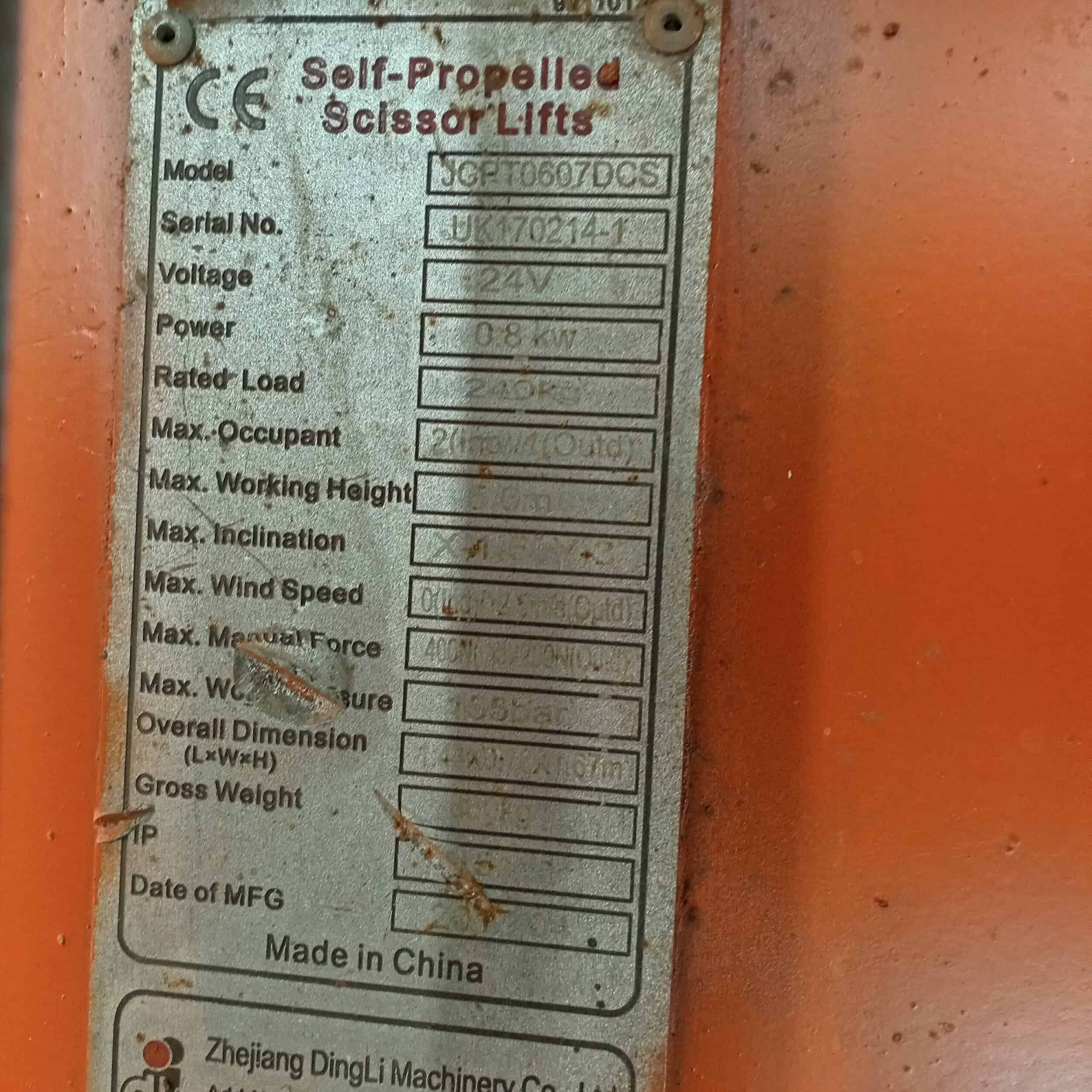 Dingli JCPT0607DCS Saksilavanostin, Katsastettu! - Image 16