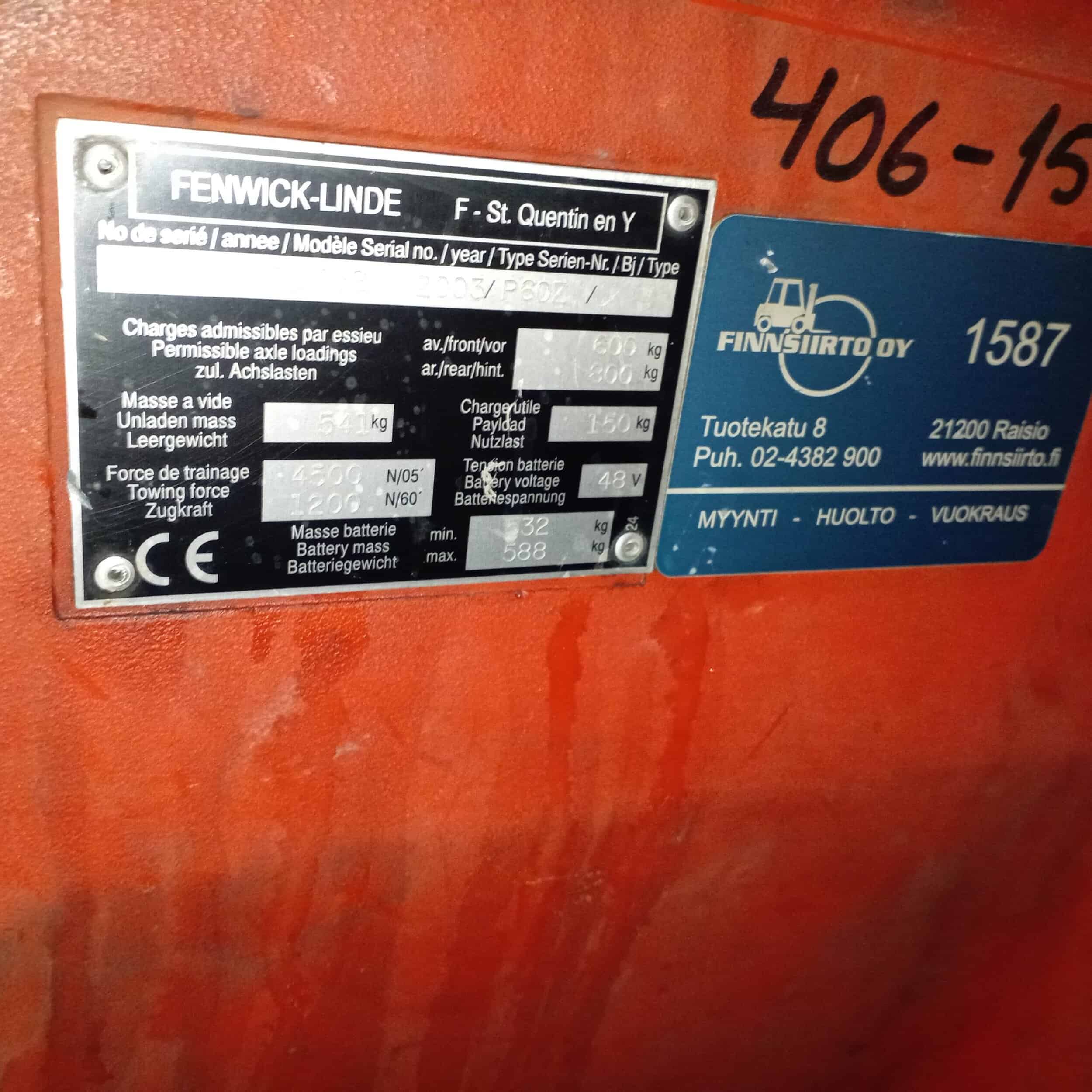 Linde P -60-Z Vetotrukki - Image 9