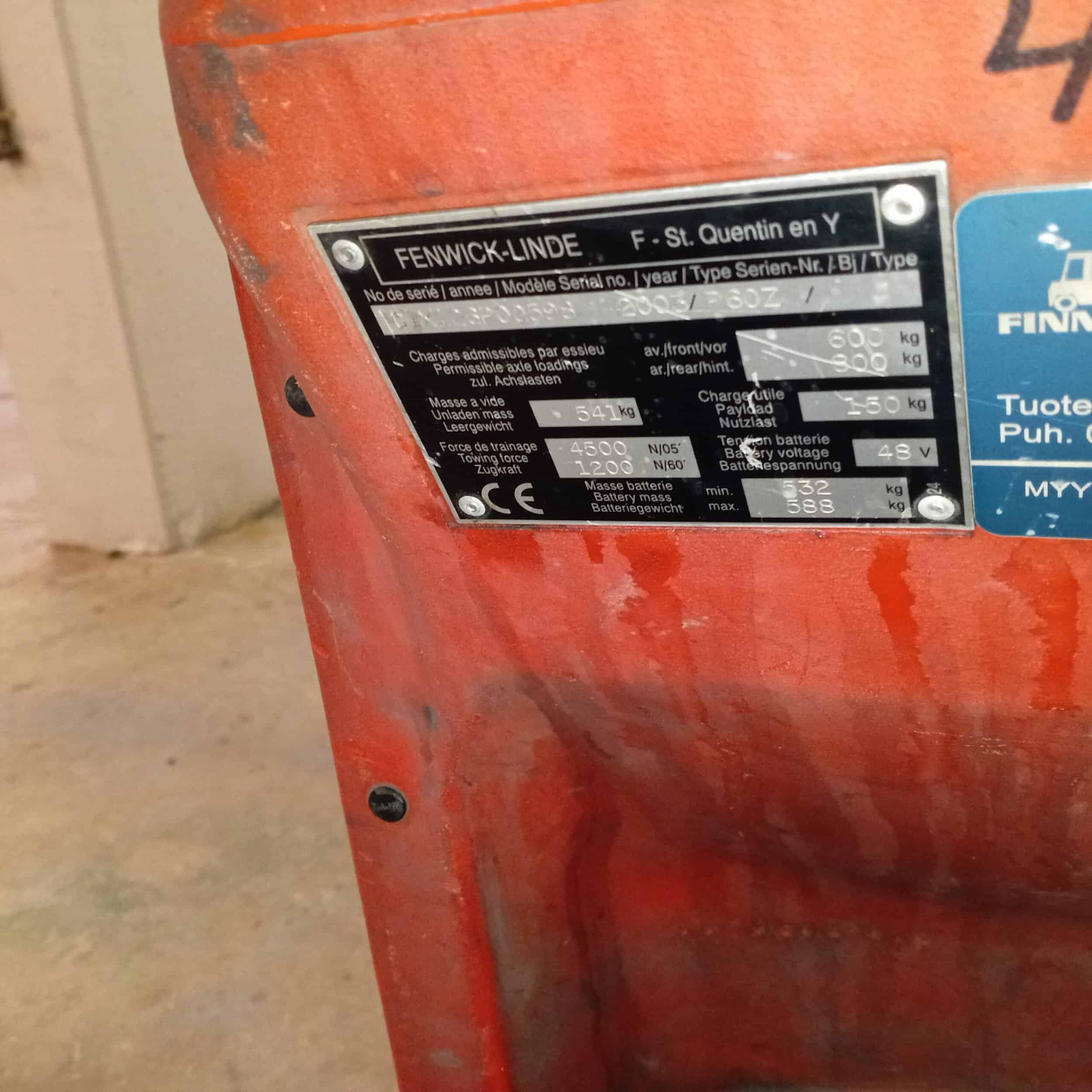 Linde P -60-Z Vetotrukki - Image 10