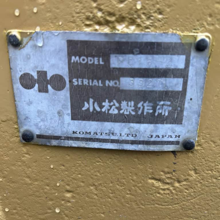 Komatsu PC15-2 CNP, minikaivuri - Image 21