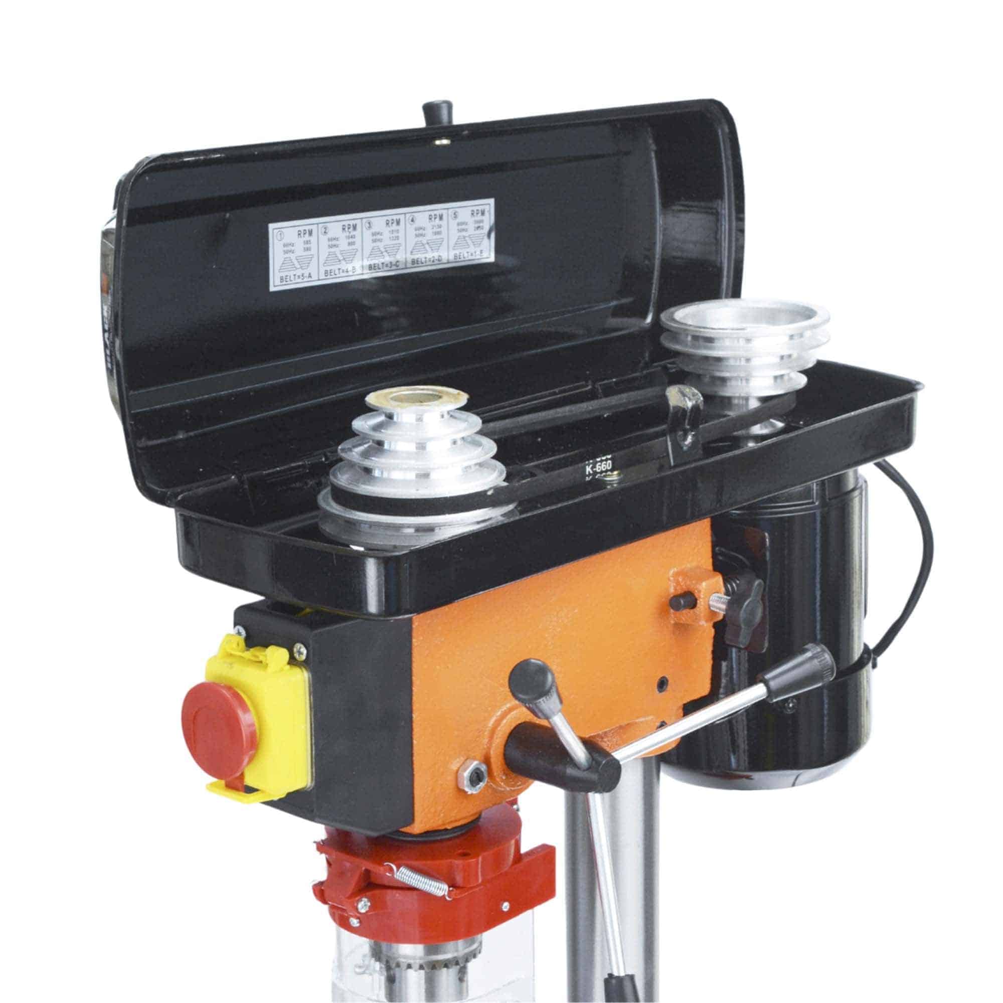 Pylväsporakone 1600W / 230V, Black - Image 4