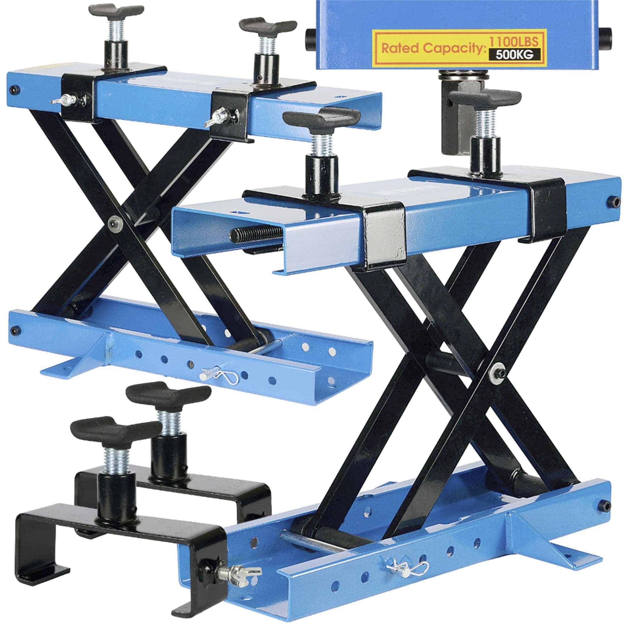 Moottoripyöränostin 500 kg, Black - Image 6