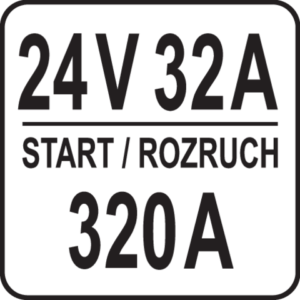 Akkulaturi / apukäynnistin 12/24V 20-400 Ah, Yato
