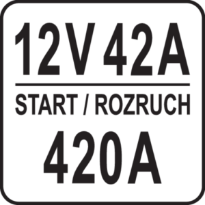 Akkulaturi / apukäynnistin 12/24V 20-800 Ah IP20, Yato