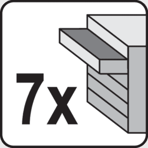 Työkaluvaunu työkaluilla 211 osaa, Yato