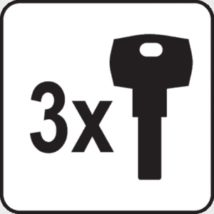 Työkaluvaunu työkaluilla 211 osaa, Yato