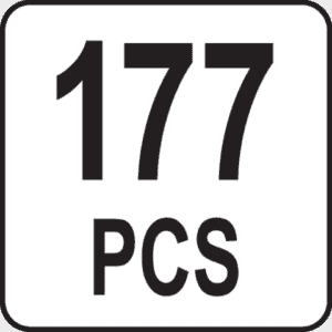 Työkaluvaunu työkaluilla 177 osaa, Yato