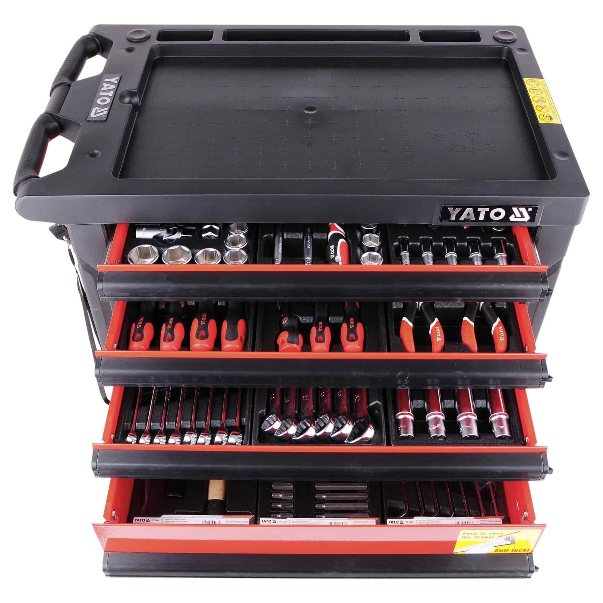 Työkaluvaunu työkaluilla 177 osaa, Yato - Image 3