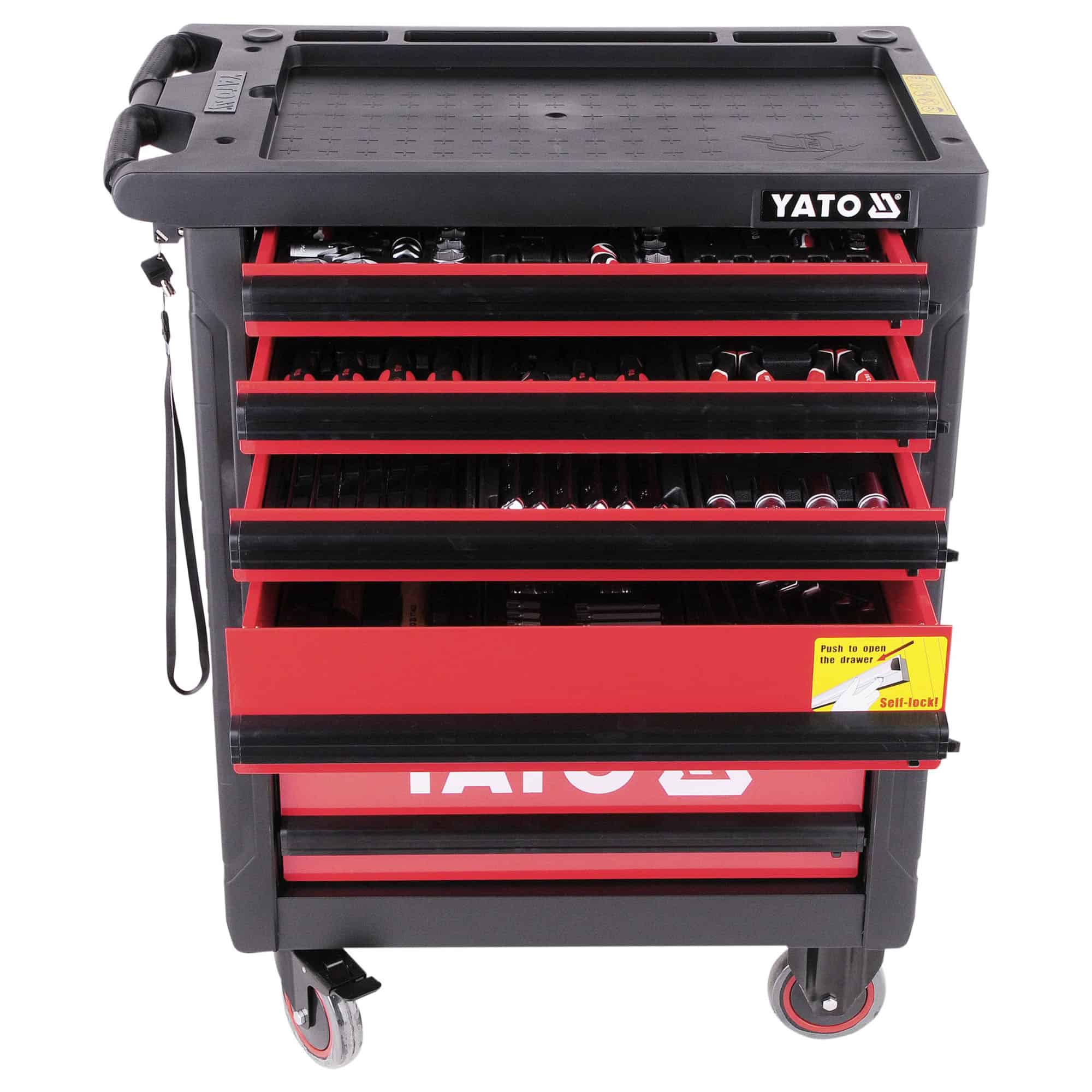 Työkaluvaunu työkaluilla 177 osaa, Yato - Image 2