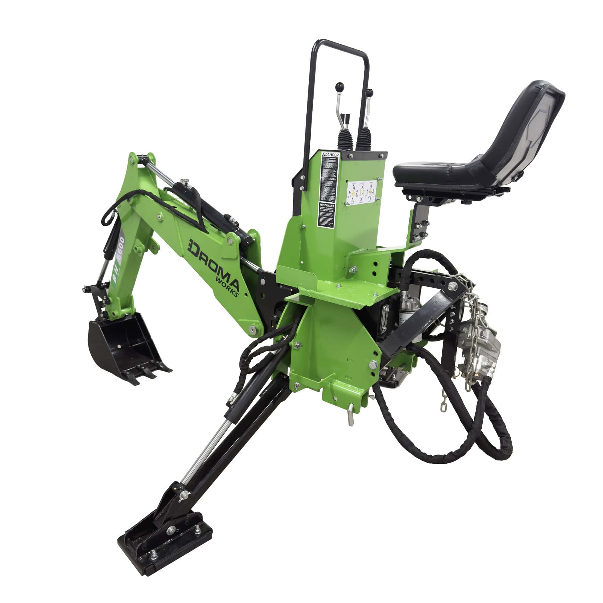 Kaivuulaite 3-pistekiinnitys PTO, Droma Works - Image 5