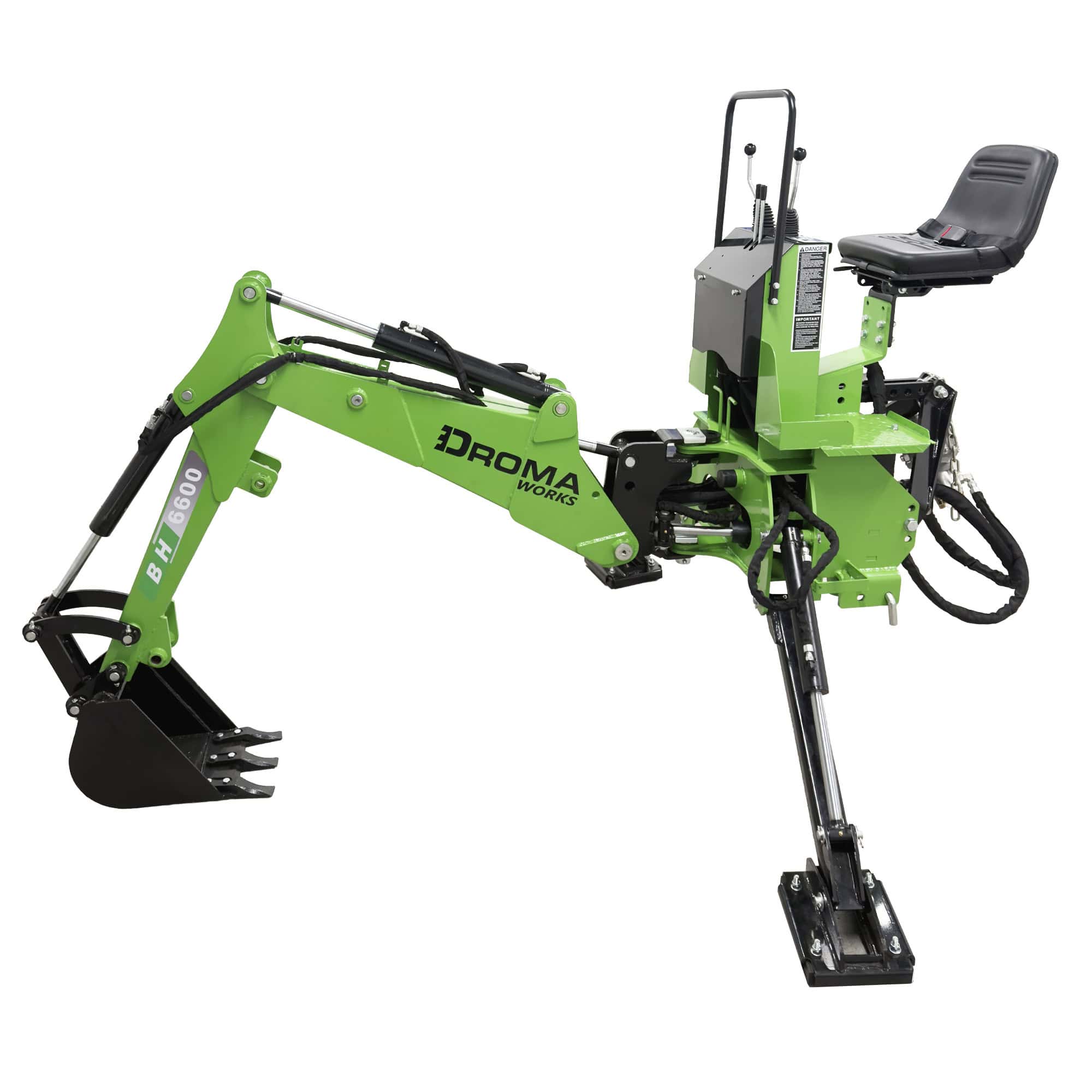 Kaivuulaite 3-pistekiinnitys PTO, Droma Works - Image 4