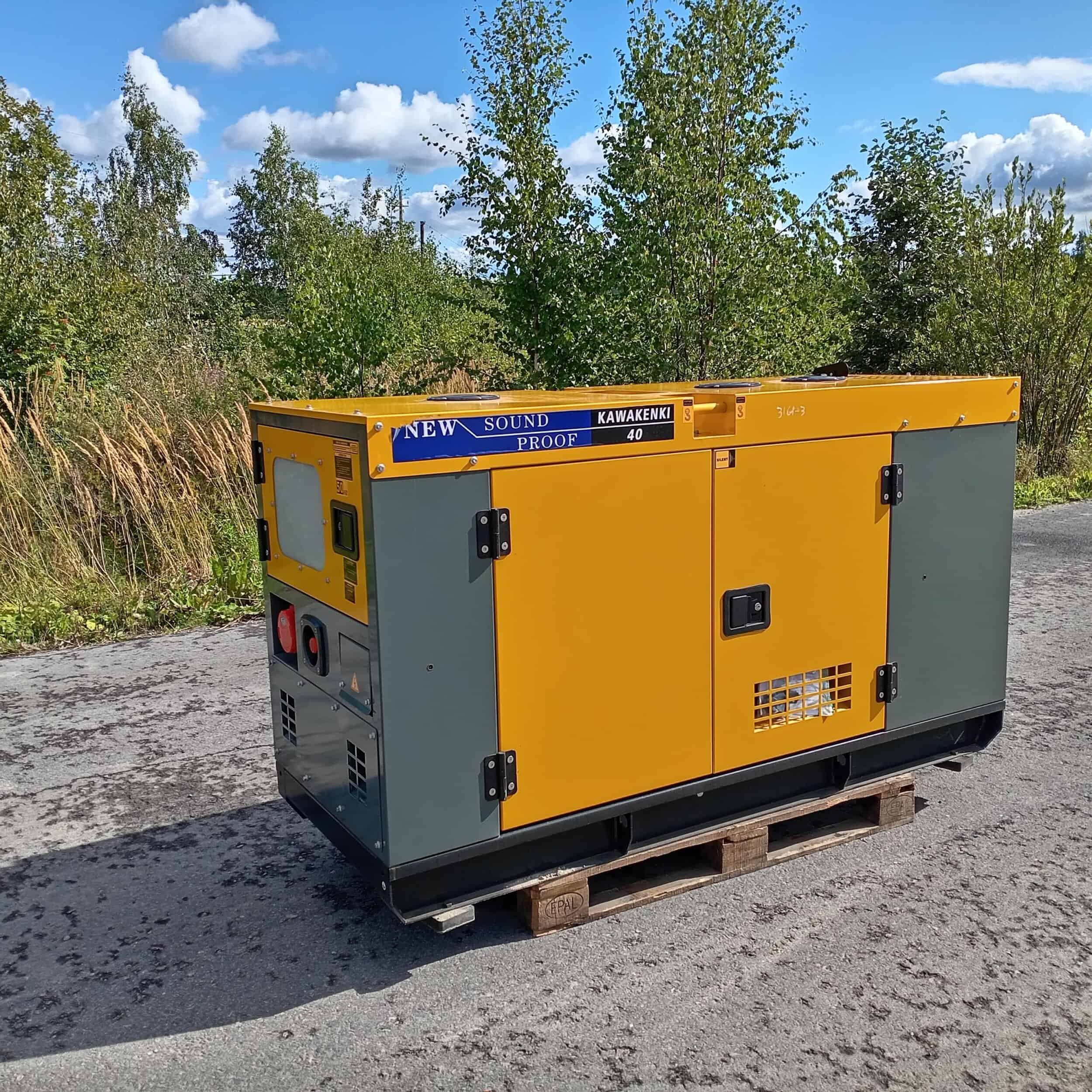 Kawakenki KK-40-III-SSS 40kVA aggregaatti